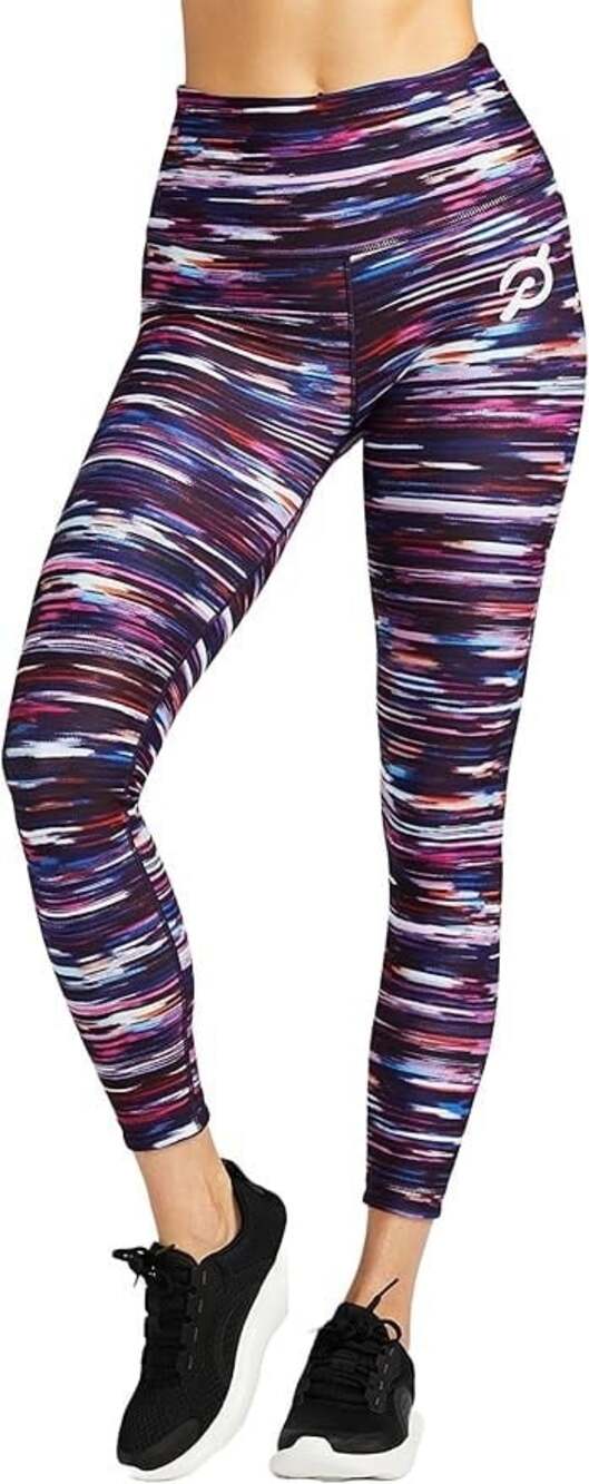 Peloton Wear It To Heart Size XS Printed Reversible High Waist Cycling Leggings